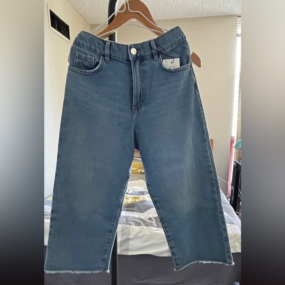 8-9Y Kid‘s wide leg jeans